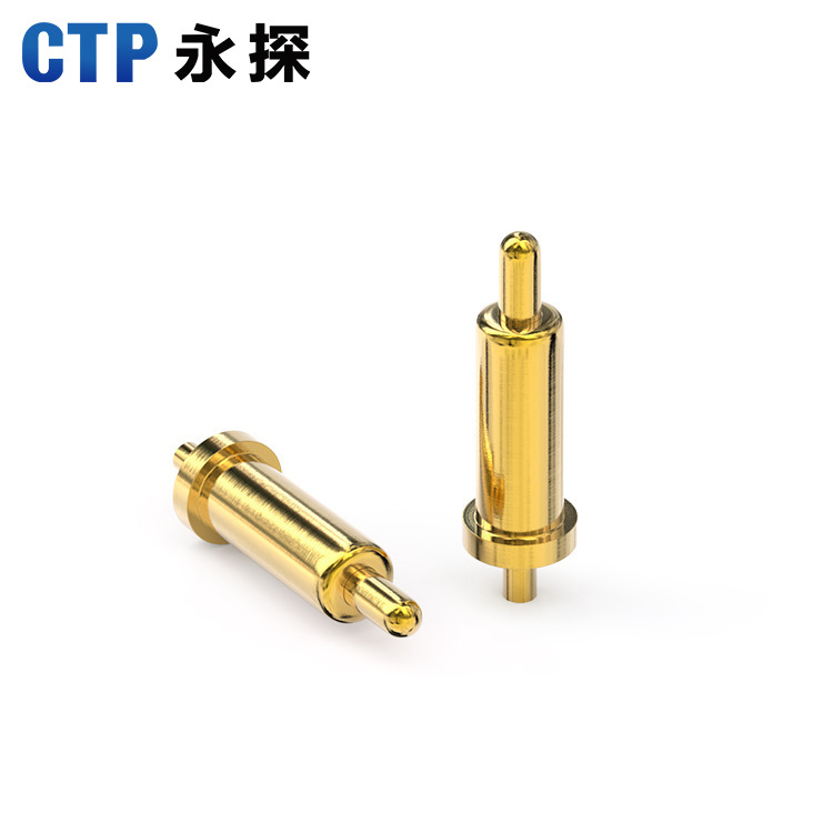 工廠(chǎng)定 制藍牙耳機觸點(diǎn)彈簧針?lè )€定大電流頂針探針 pogopin連接器