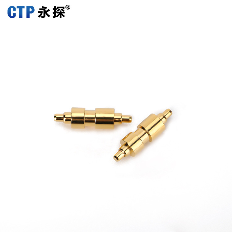 pogo pin大電流天線(xiàn)頂針彈簧探針大電流高頻充電銅針 雙頭信號針